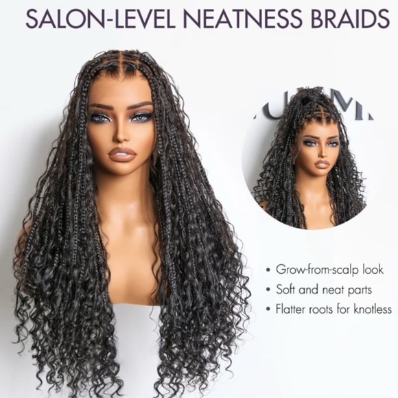 Brand New!
LUVME HAIR Full Lace Boho Braided Wigs Salon-Level 200% Density - Picture 2 of 4